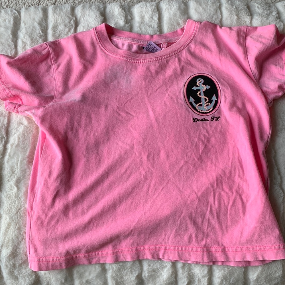 PINK WOMENS XS CROP TOP